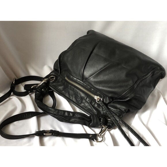 Vintage Coach Parker F0993-13411Boho Bag, Black Leather Shoulder Bag COA - Picture 4 of 10